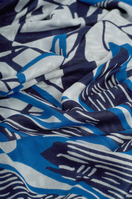 Foulard livy bleu marine femme
