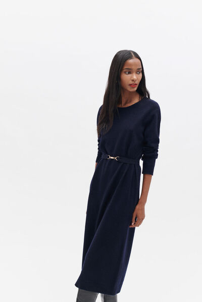 robe mathilde bleu marine femme