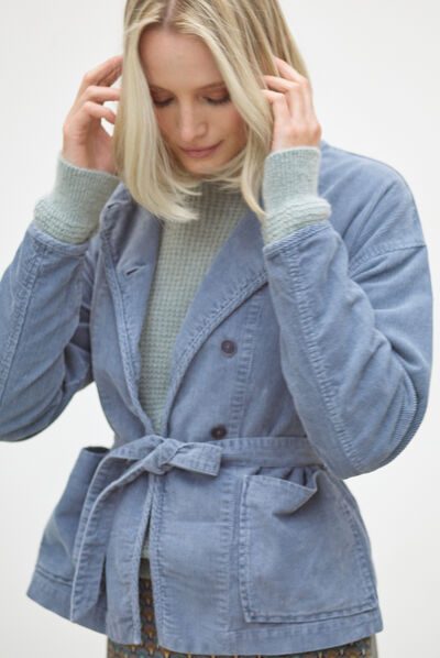 veste lola bleu violet femme