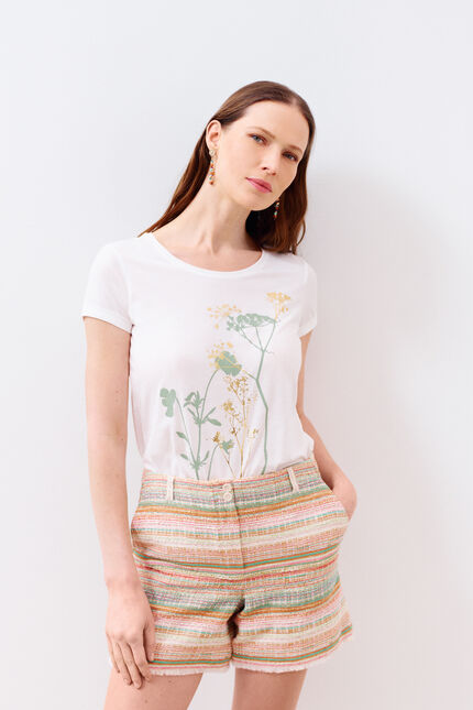 t-shirt maxine ivoire femme