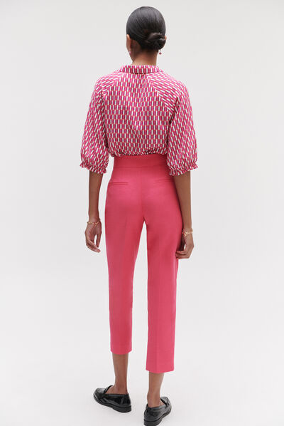 Pantalón purata Delisio rosa fucsia mujer
