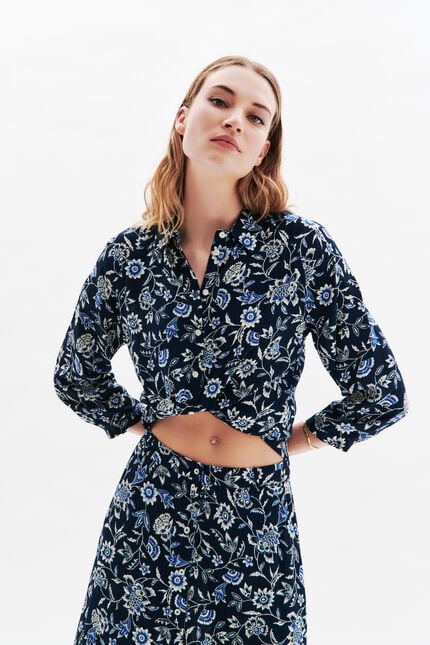 Bluse Cparty marineblau damen