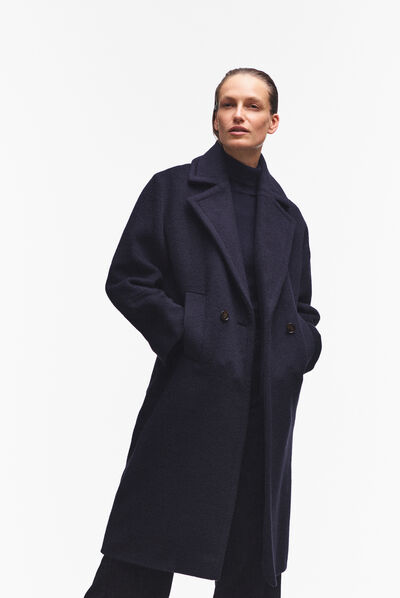 manteau numero 1 bleu marine femme