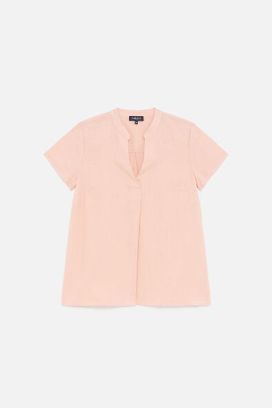 blouse kat 100 lin rose clair femme blouse kat 100% lin rose clair femme