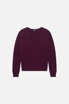 Mthelmina 100% cashmere sweater plum woman