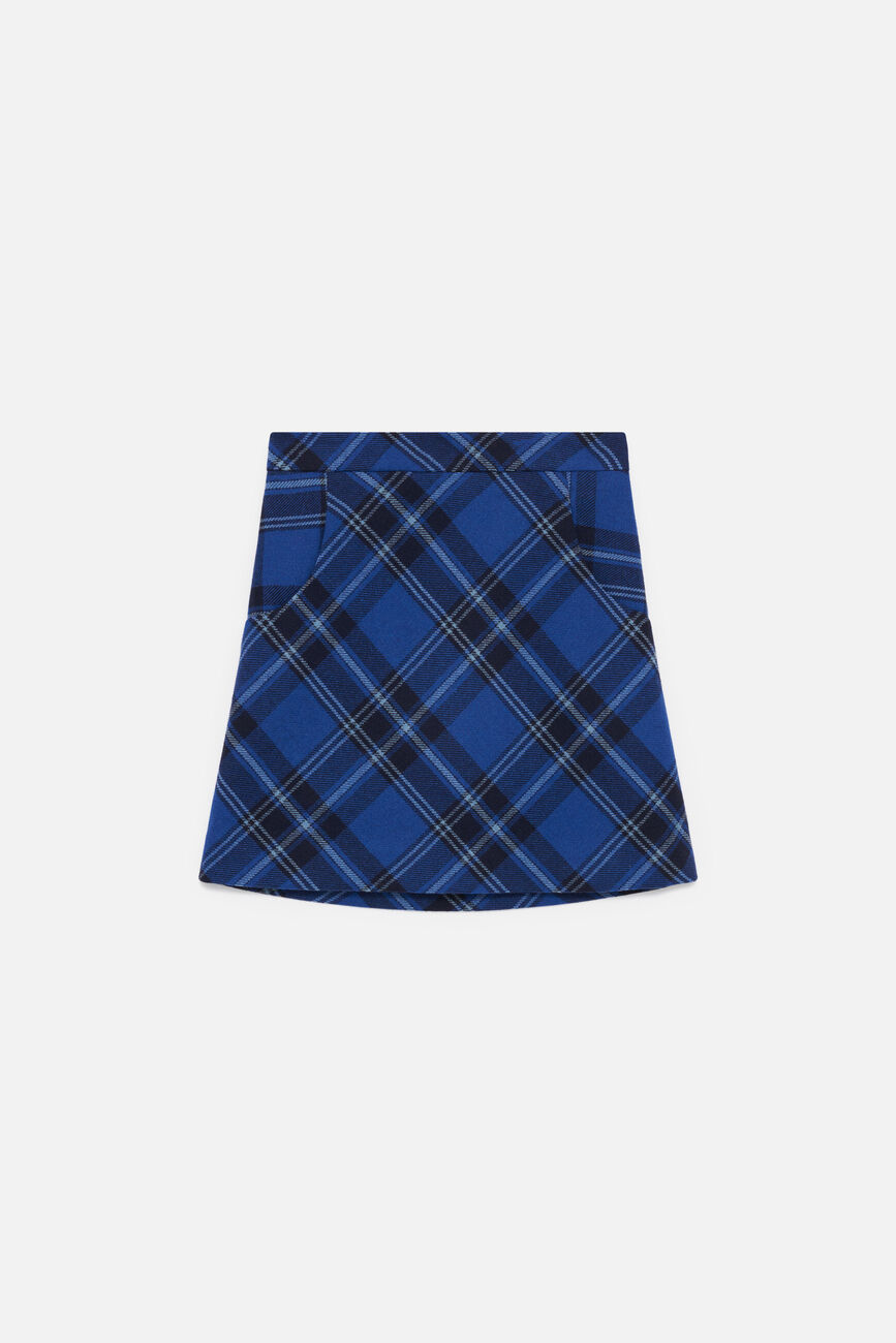 Japoline skirt electric blue woman