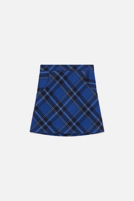Jupe Japoline bleu electrique femme