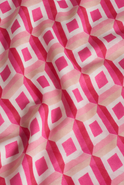 foulard adel rose femme