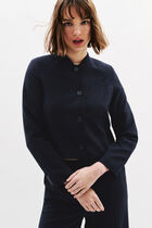 Viaduc jacket navy blue woman