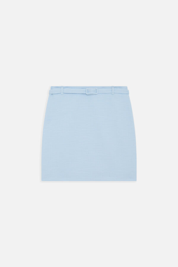 Jupe Johany bleu ciel femme