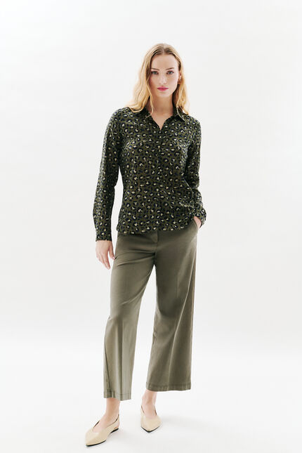 Chemise Jessica6 vert kaki femme