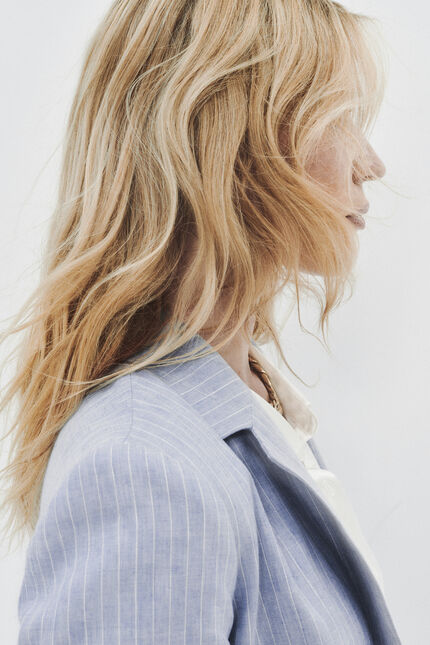 Veste voilier bleu ciel femme