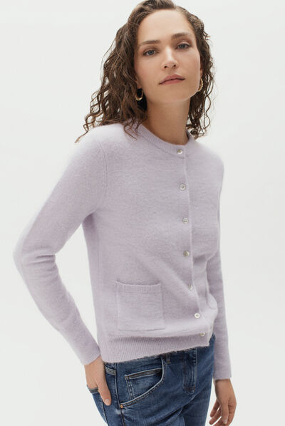 gilet dimitri parme femme