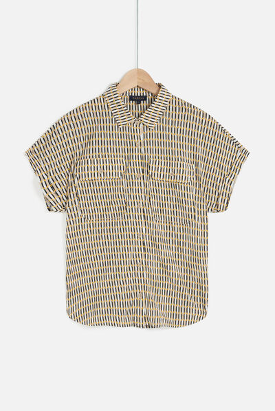 T-shirt eva taupe femme