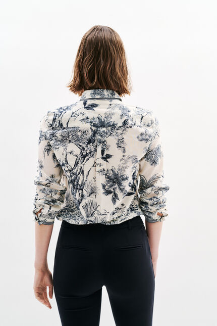 Cjess Hemd marineblau damen