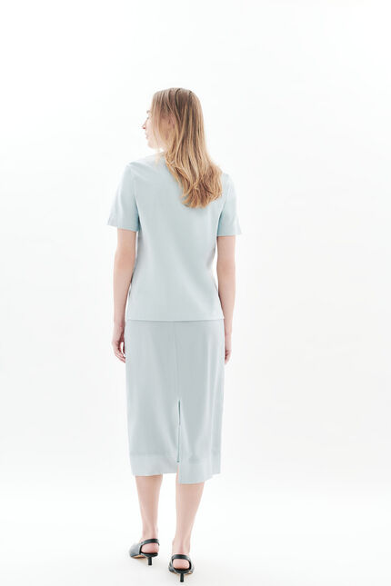 T-shirt thugo vert clair femme