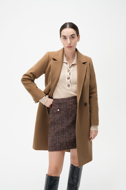 Manteau gregory camel femme
