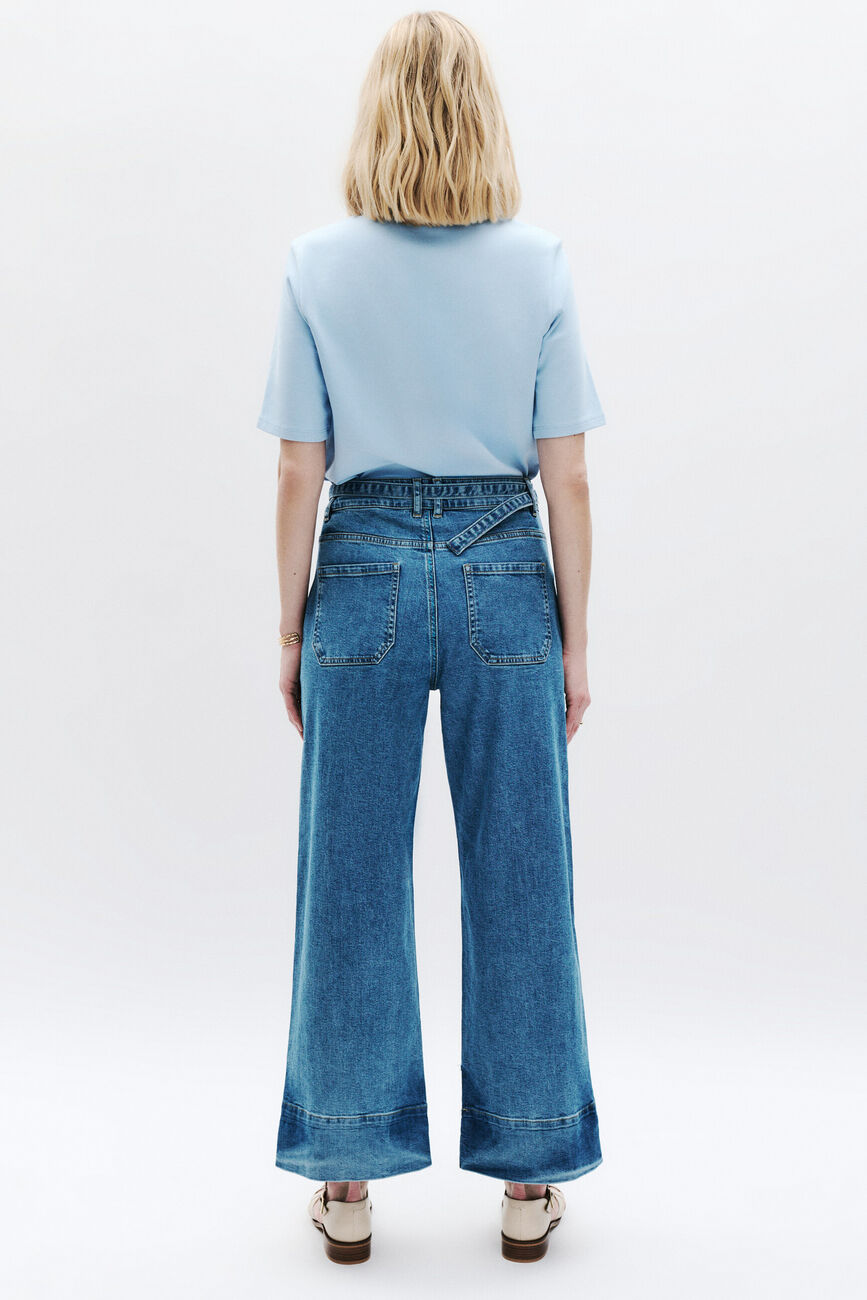 T-shirt Tcandy bleu ciel femme