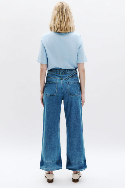 T-shirt Tcandy bleu ciel femme