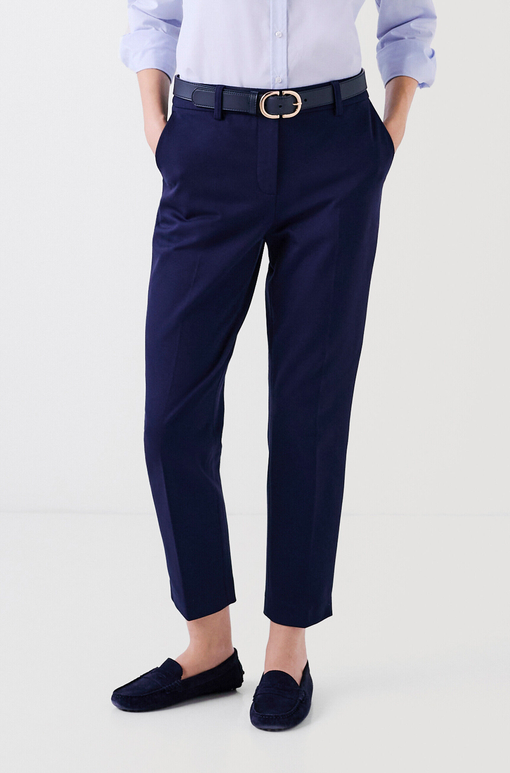 Pantalon psidik bleu marine femme