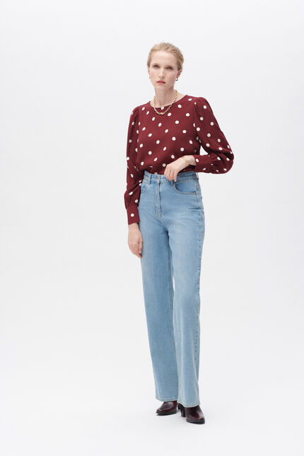 Blouse christy bordeaux femme