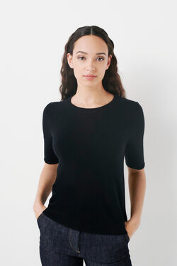 mnadege 100% wool sweater black woman