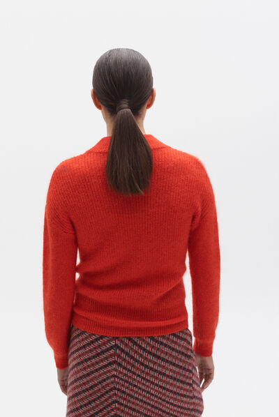 pull masha orange femme