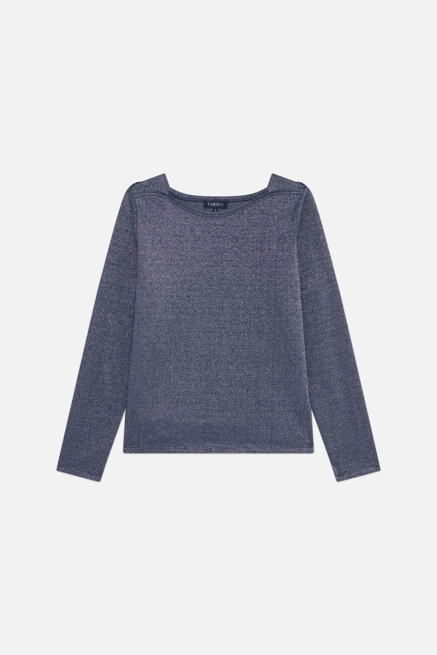 T-shirt Tjade bleu marine femme