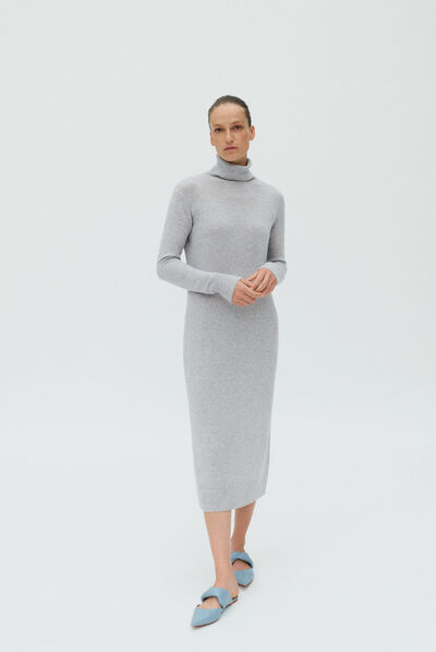 robe gisela gris clair femme