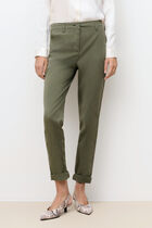 Adelmo pants khaki green woman