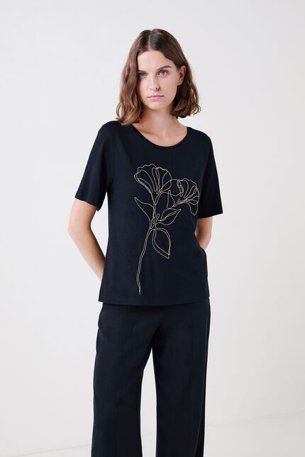 T-shirt tlada noir femme