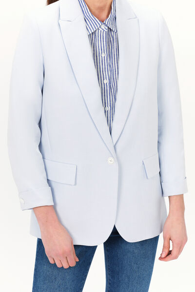 Giacca vanais celeste donna