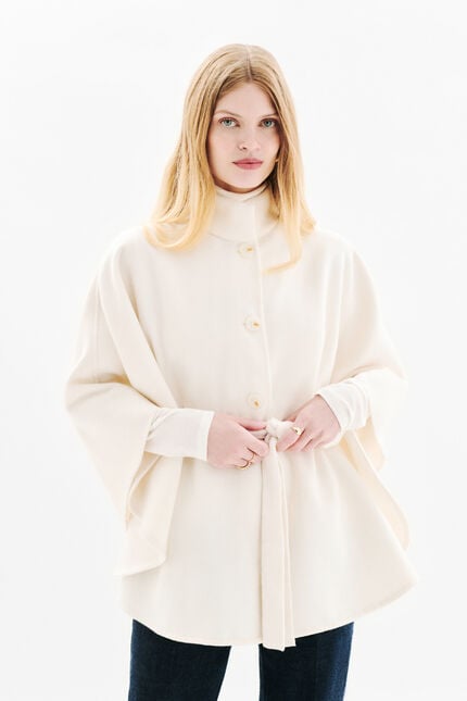 Hacaro poncho cream woman