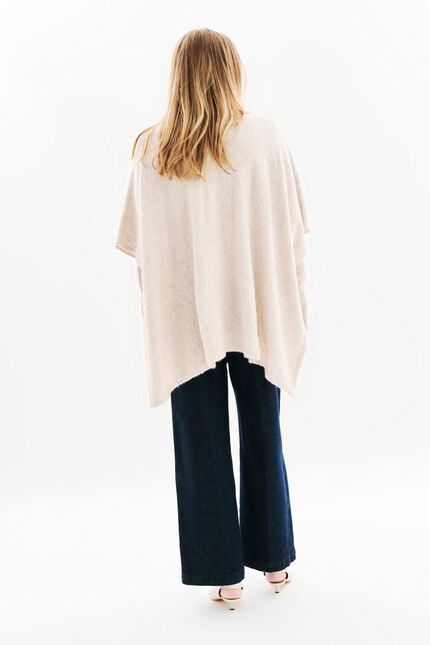 Herios poncho sand woman