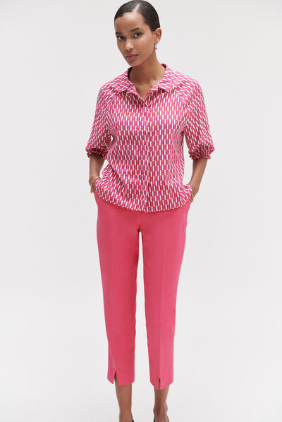 Pantalón purata Delisio rosa fucsia mujer