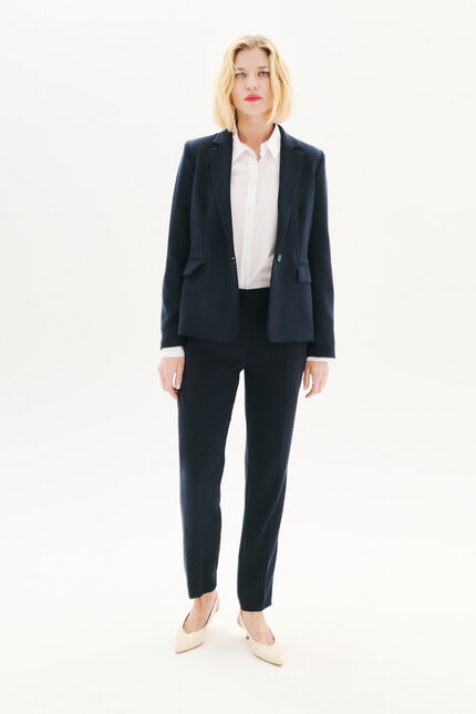 Blazer vantea bleu marine femme