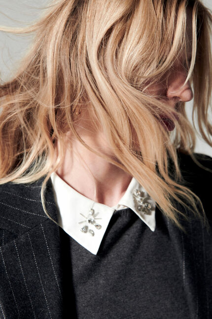 Pull mwilford gris fonce femme