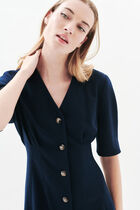 Rosario dress navy blue woman