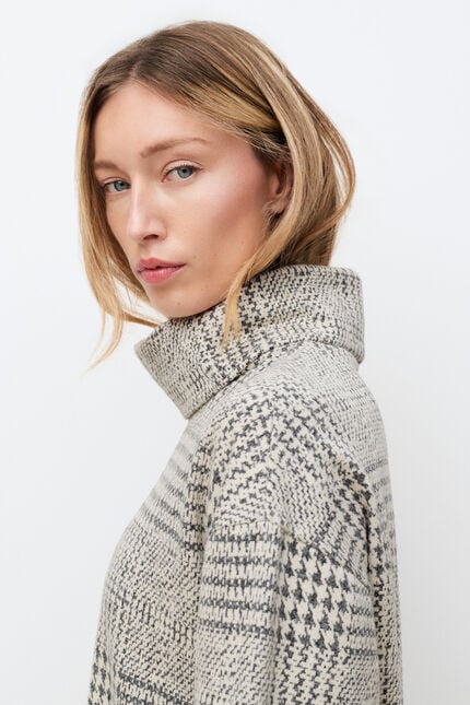 Sweatshirt Tcamo gris clair femme