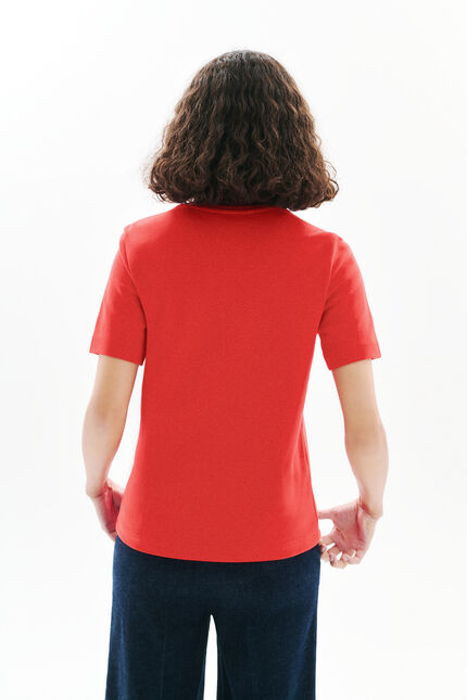 T-shirt thugo rouge femme