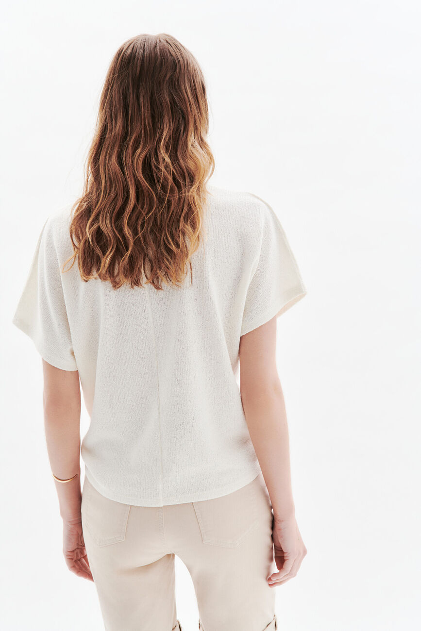 Maglietta Tmiguel ecru donna