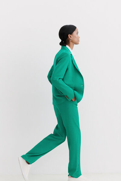 blazer antea b vert emeraude femme