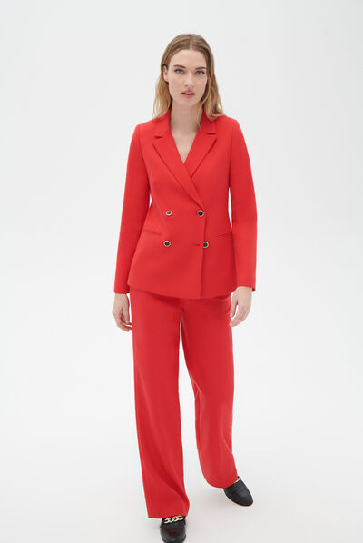 Pantalon psandri rouge femme