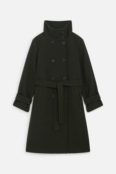 Manteau goeland vert clair femme