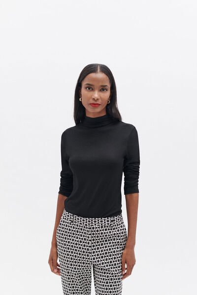 T-shirt tlilo noir femme