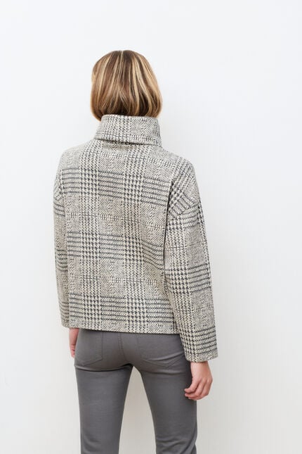 Sweatshirt Tcamo gris clair femme