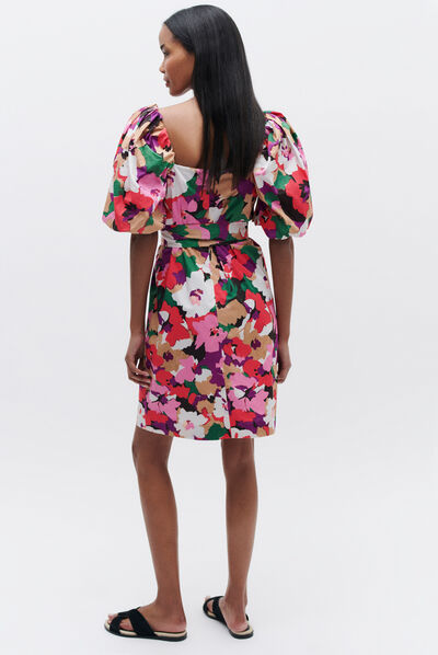 Robe melusine violet femme
