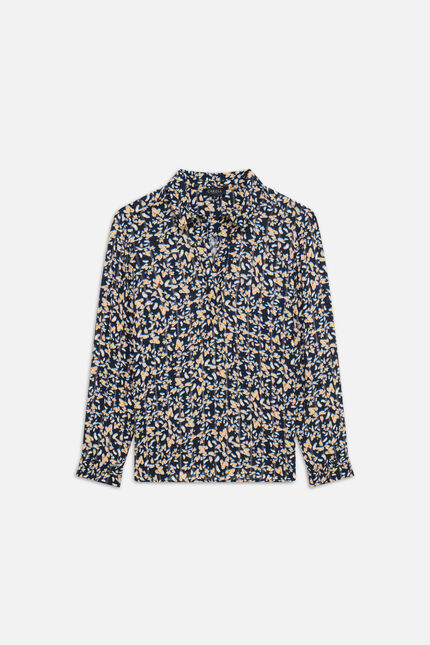 Blouse Lovely1 bleu marine femme