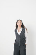 milou cardigan dark grey woman
