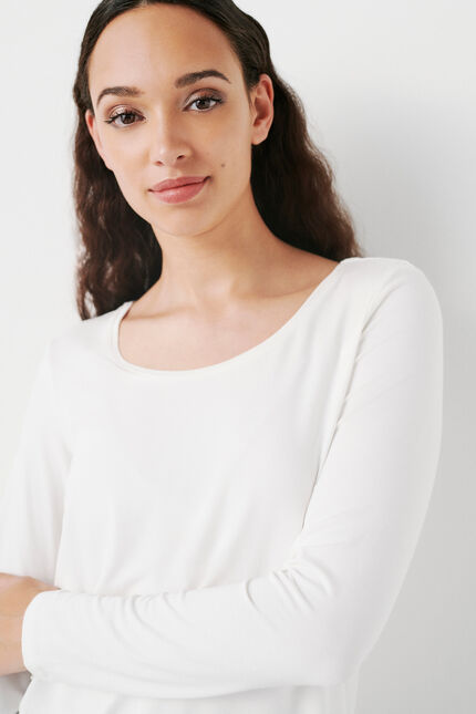 t-shirt tbasico bianco donna